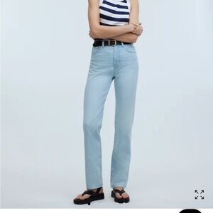Light Blue Straight Jeans